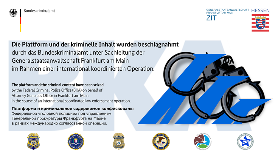 突发:俄罗斯最大暗网市场Hydra被德国警方关闭,543个比特币同时被查获!