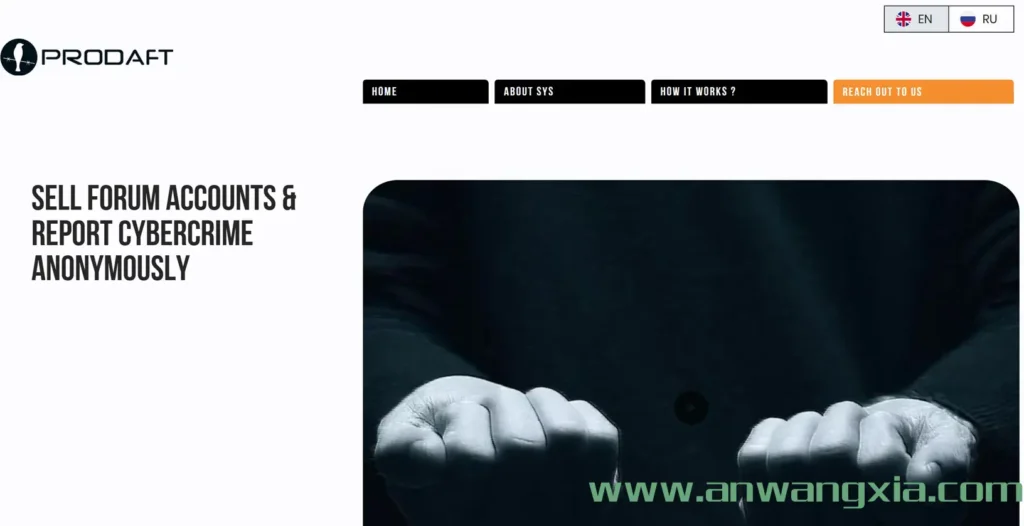威胁情报公司Prodaft声称提供加密货币来购买暗网论坛的可用账户,目的是监视网络犯罪分子