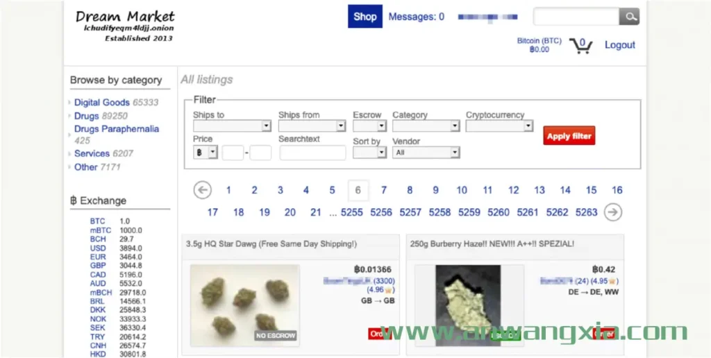 将暗网收益兑换成金条，已倒闭的暗网市场Dream Market的主要管理员在美国被控12项洗钱罪名