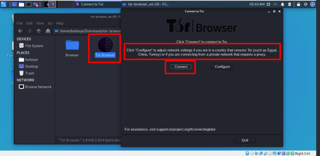 在Windows(Kali)Linux上安装Tor并搜索The Dark Web