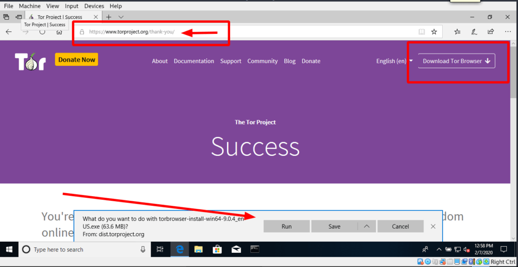 在Windows(Kali)Linux上安装Tor并搜索The Dark Web