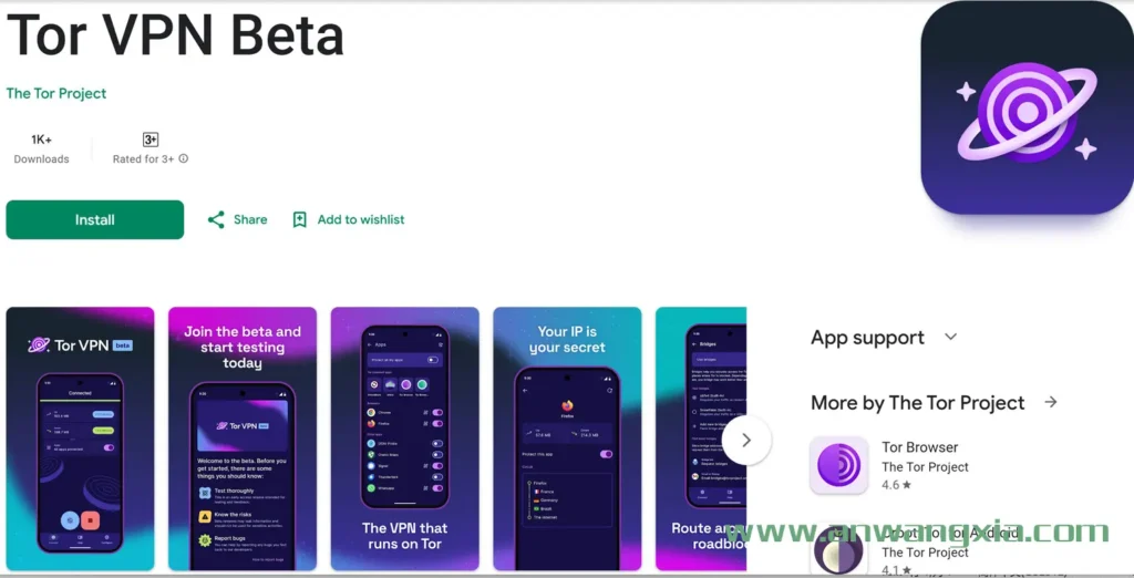 Tor悄然革命:安卓手机首款官方Tor VPN Beta版强势登场,隐私守护从此触手可及