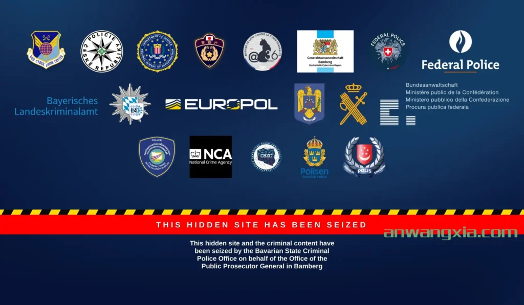 国际联合执法行动逮捕Phobos和8Base勒索软件团伙背后的关键人物,查封8Base的暗网网站