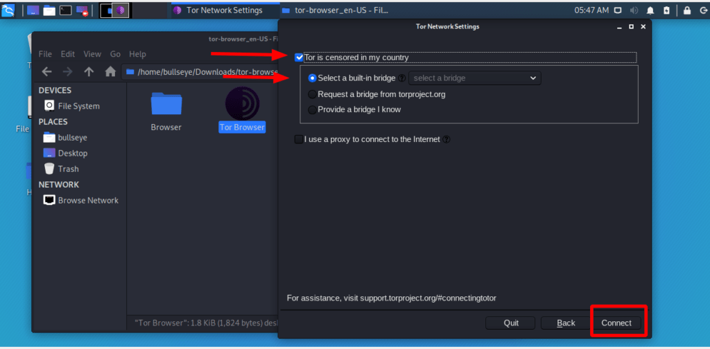 在Windows(Kali)Linux上安装Tor并搜索The Dark Web