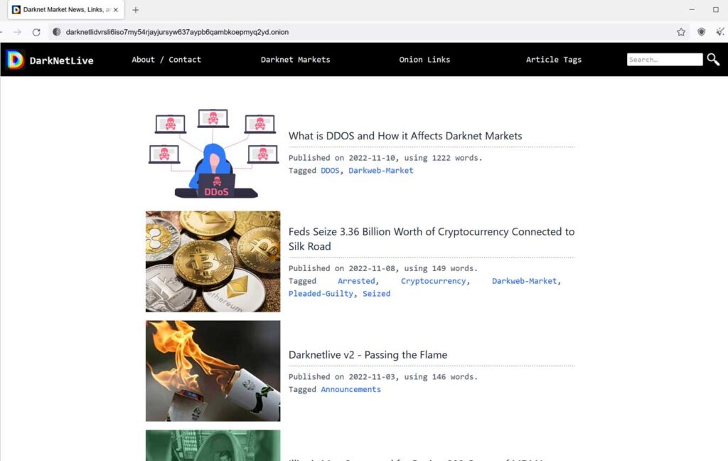 著名的暗网资讯与导航网站Darknetlive已经转手出售,新管理员发布公告称火焰传递