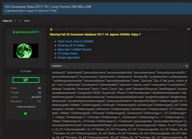 重磅!美国1.86亿选民数据在暗网被黑客出售,FBI介入调查