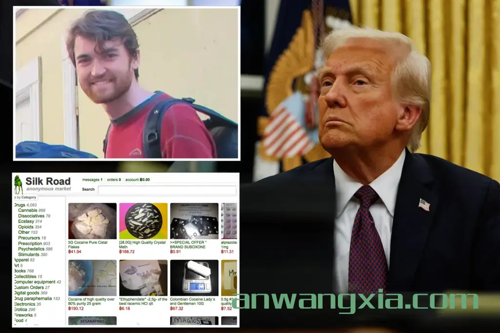 特朗普履行竞选承诺,赦免了暗网市场”丝绸之路“的创始人罗斯·乌布利希