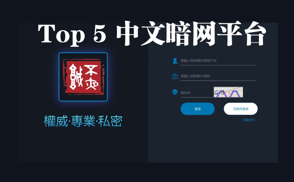独家揭露:2022年底前五大中文暗网平台的近况